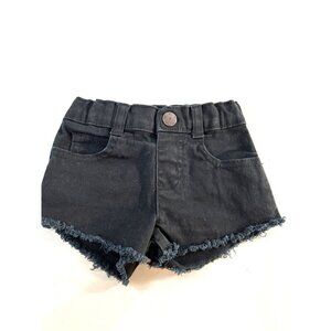 Garanimals Girls Cut Off Shorts Adjustable Waist Black Size 2T